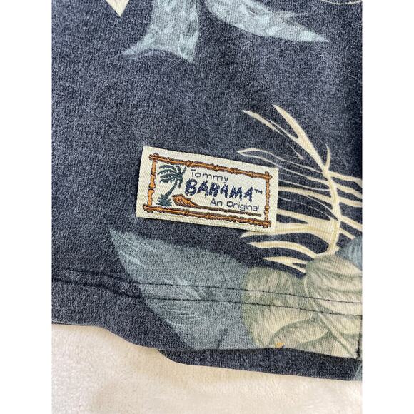 Vintage Men’s Tommy Bahama 100% Cotton Men’s Floral Polo Large - Picture 7 of 14
